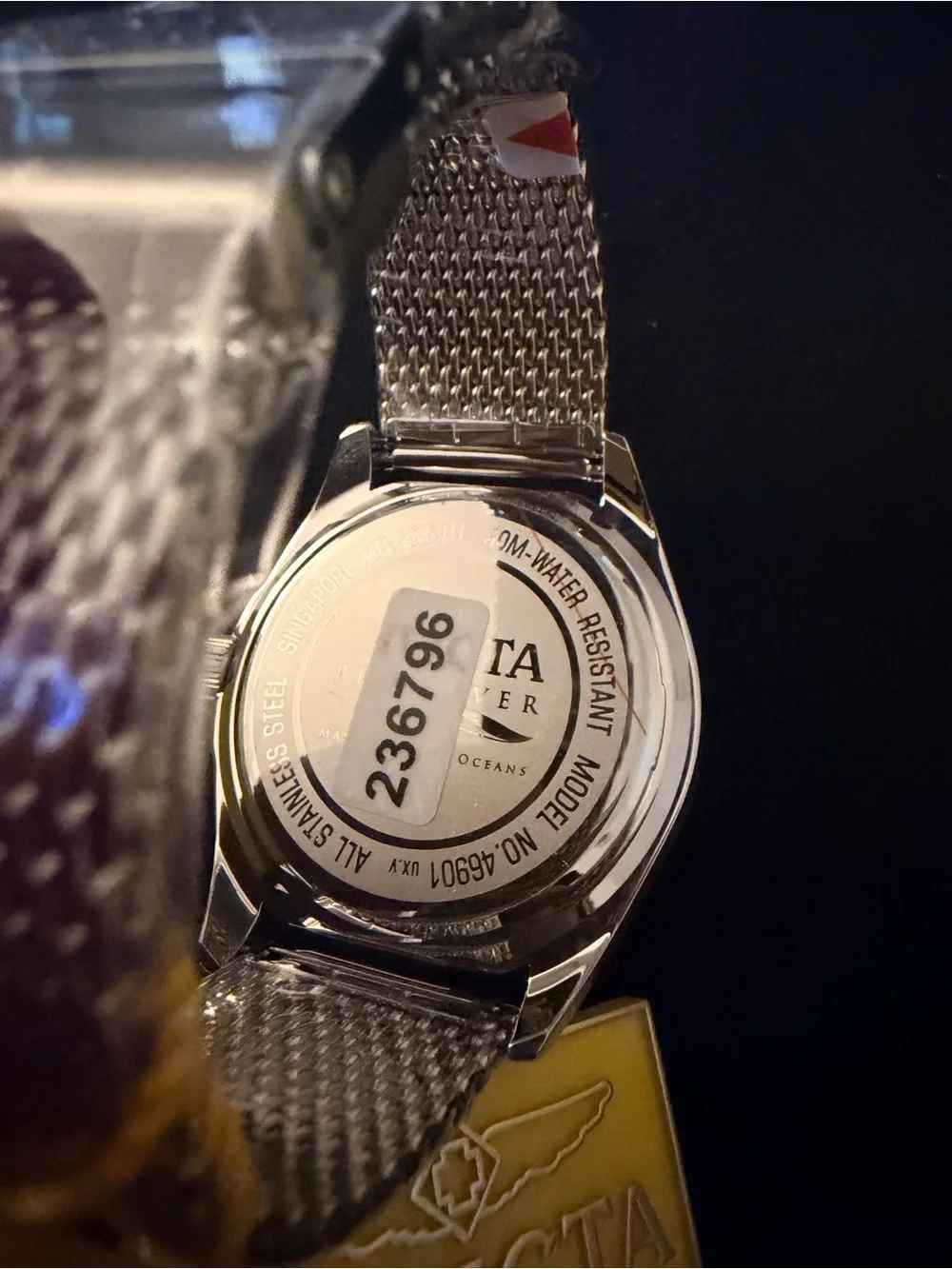 Wearable Back of a Wristwatch